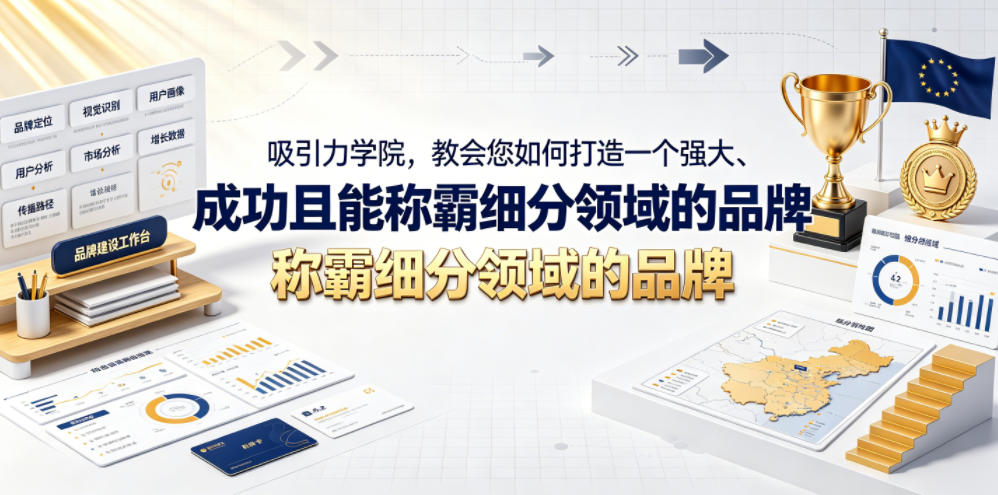 吸引力学院，教会您如何打造一个强大、成功且能称霸细分领域的品牌！【原创双语字幕】